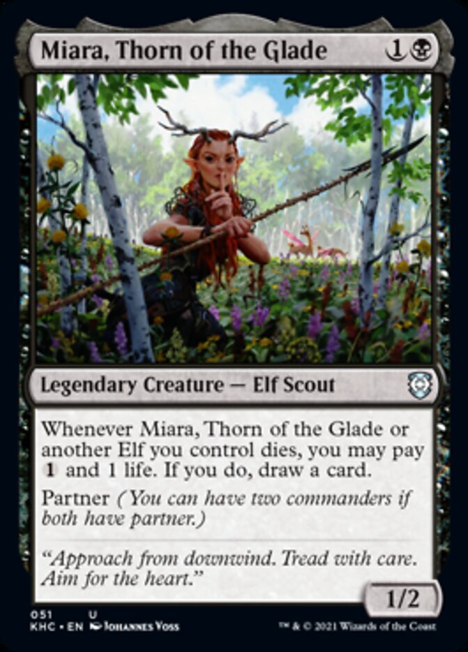 Miara, Thorn of the Glade [Kaldheim Commander] - Evolution TCG
