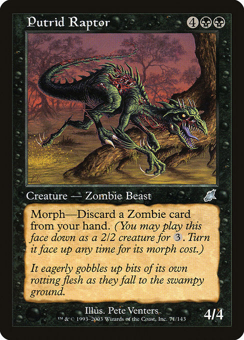 Putrid Raptor [Scourge] - Evolution TCG