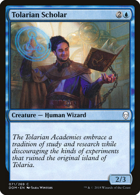 Tolarian Scholar [Dominaria] - Evolution TCG