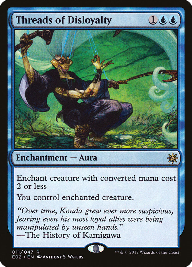 Threads of Disloyalty [Explorers of Ixalan] - Evolution TCG | Evolution TCG