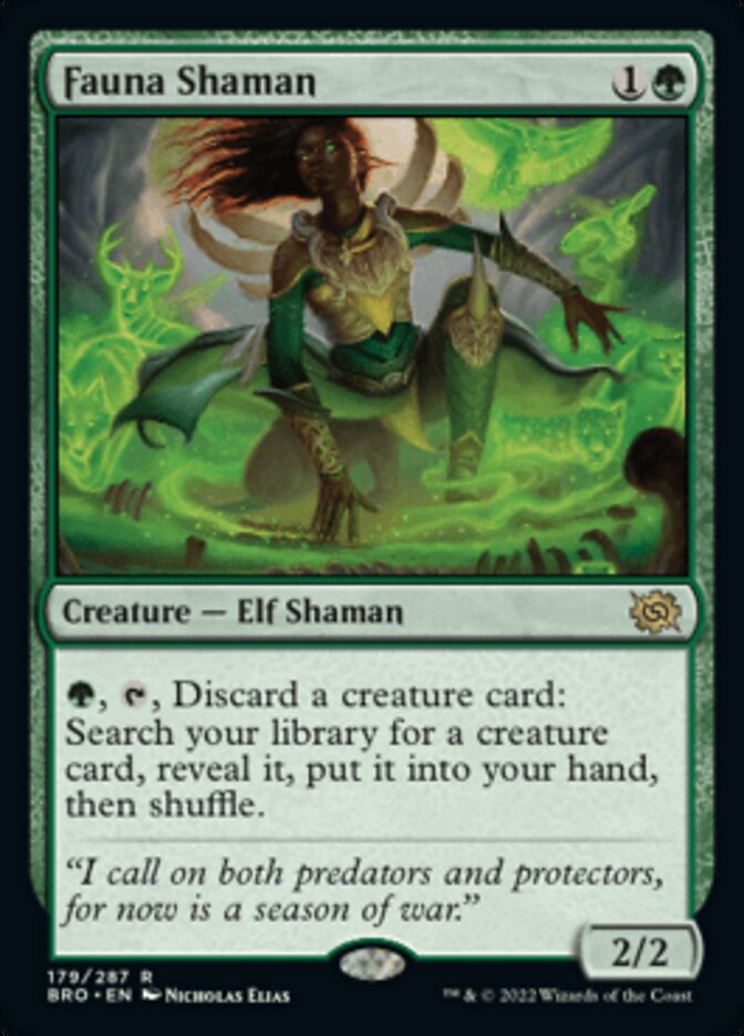 Fauna Shaman [The Brothers' War] - Evolution TCG