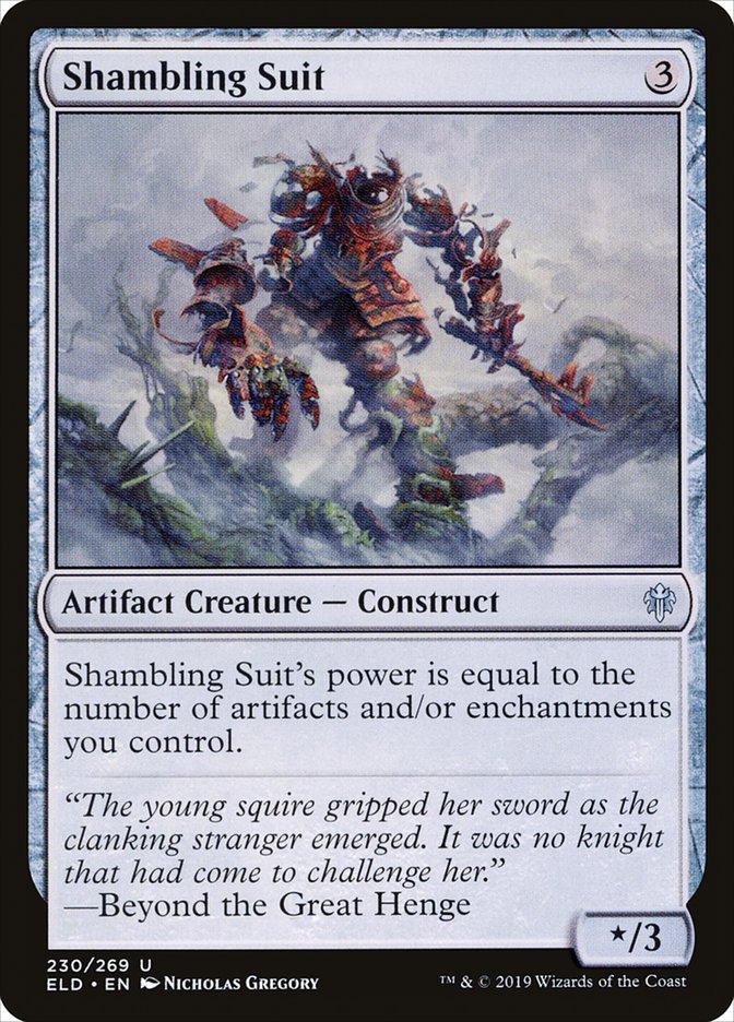 Shambling Suit [Throne of Eldraine] - Evolution TCG