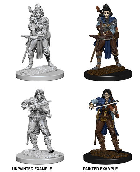 Pathfinder Minis: Deep Cuts Wave 4- Elf Female Bard - Evolution TCG