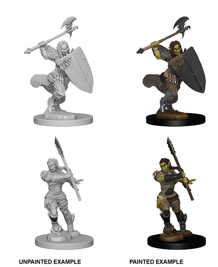 Pathfinder Minis: Deep Cuts Wave 1- Half-Orc Female Barbarian - Evolution TCG