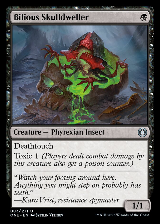 Bilious Skulldweller [Phyrexia: All Will Be One] - Evolution TCG