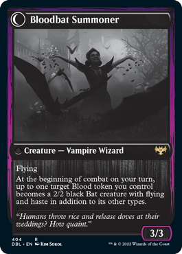 Voldaren Bloodcaster // Bloodbat Summoner [Innistrad: Double Feature] - Evolution TCG