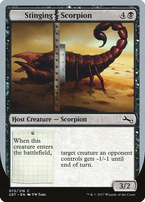 Stinging Scorpion [Unstable] - Evolution TCG