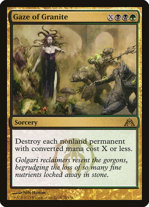 Gaze of Granite [Dragon's Maze] - Evolution TCG