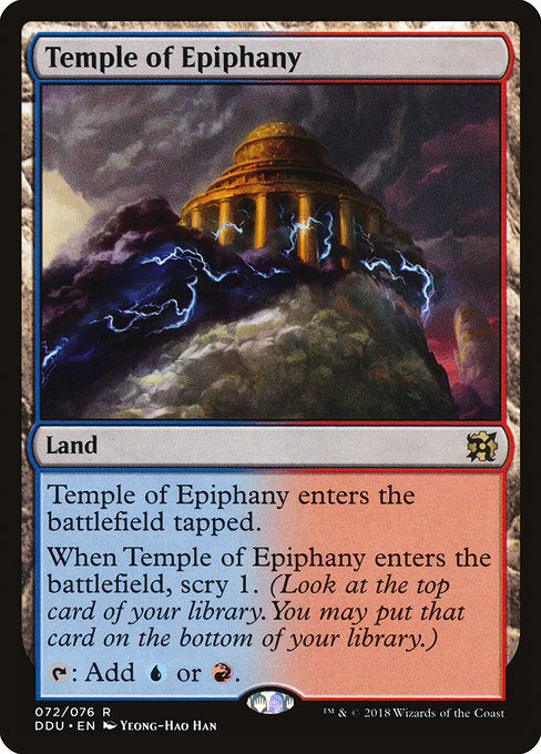 Temple of Epiphany [Duel Decks: Elves vs. Inventors] - Evolution TCG