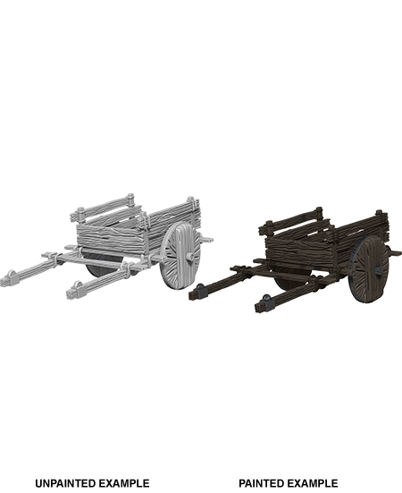 Pathfinder Battles Unpainted Minis - 2 Wheel Cart - Evolution TCG