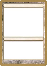2003 World Championship Blank Card [World Championship Decks 2003] - Evolution TCG