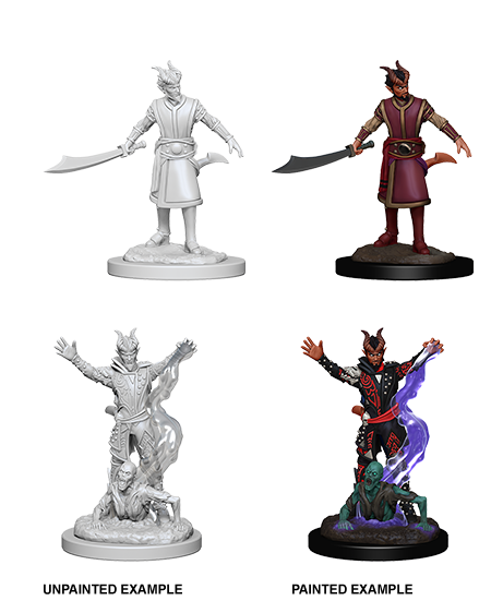 D&D Minis: Wave 6- Male Tiefling Warlock - Evolution TCG