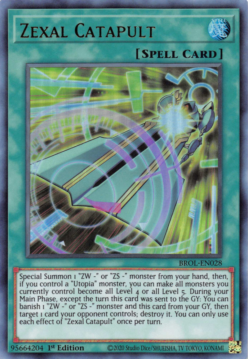 Zexal Catapult [BROL-EN028] Ultra Rare - Evolution TCG