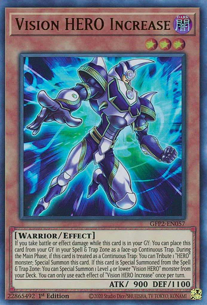 Vision HERO Increase [GFP2-EN057] Ultra Rare - Evolution TCG