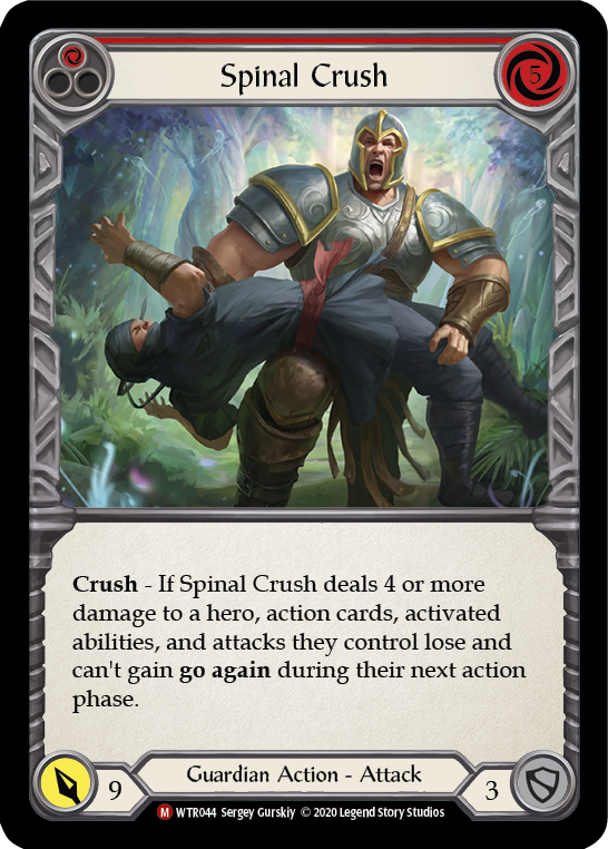 Spinal Crush [U-WTR044] (Welcome to Rathe Unlimited)  Unlimited Normal - Evolution TCG