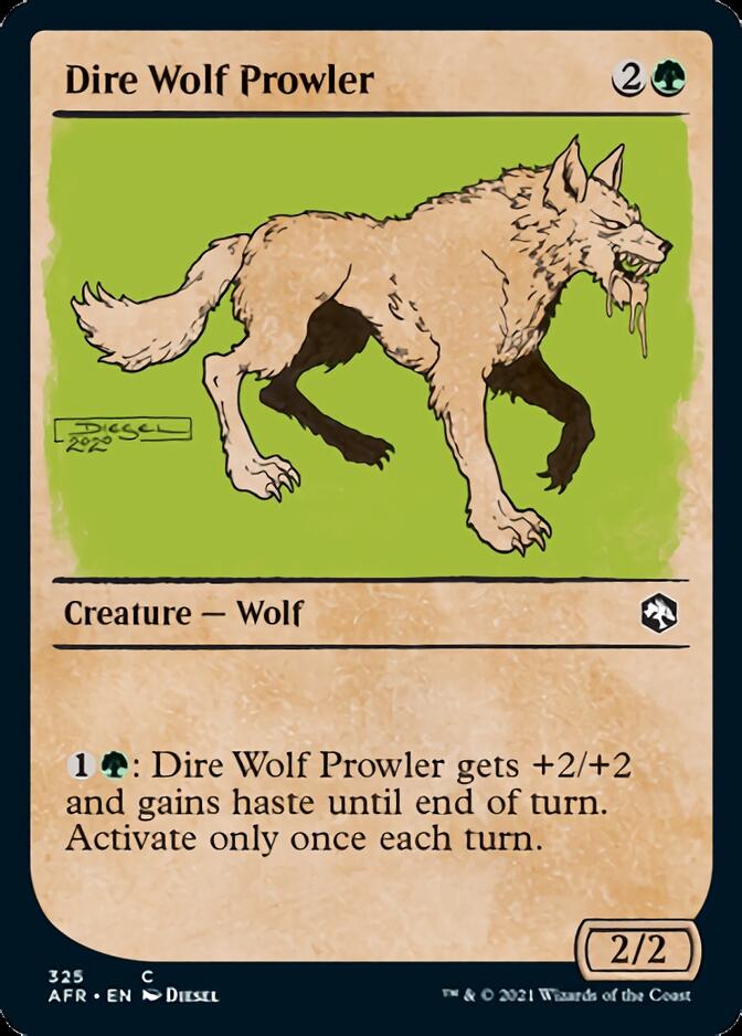 Dire Wolf Prowler (Showcase) [Dungeons & Dragons: Adventures in the Forgotten Realms] - Evolution TCG