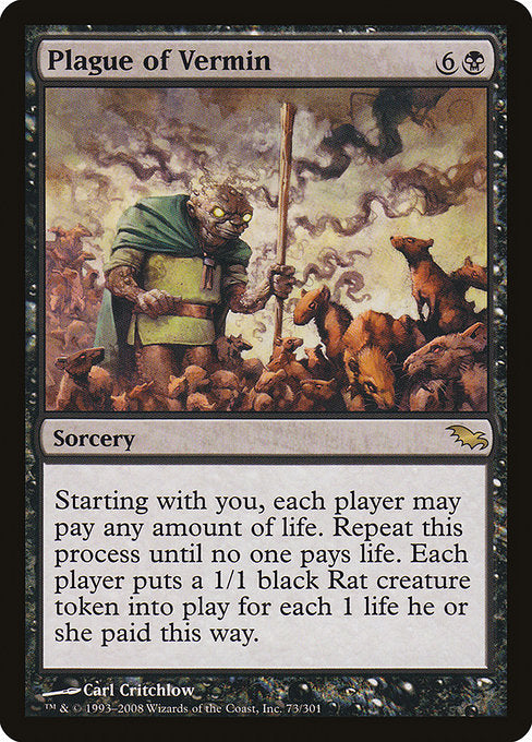 Plague of Vermin [Shadowmoor] - Evolution TCG | Evolution TCG