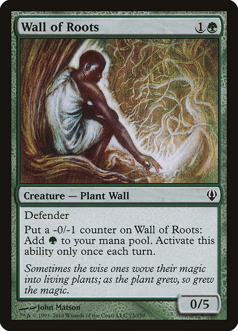 Wall of Roots [Archenemy] - Evolution TCG