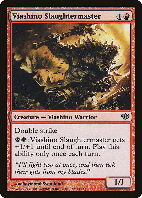 Viashino Slaughtermaster [Conflux] - Evolution TCG