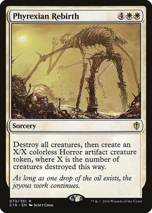 Phyrexian Rebirth [Commander 2016] - Evolution TCG