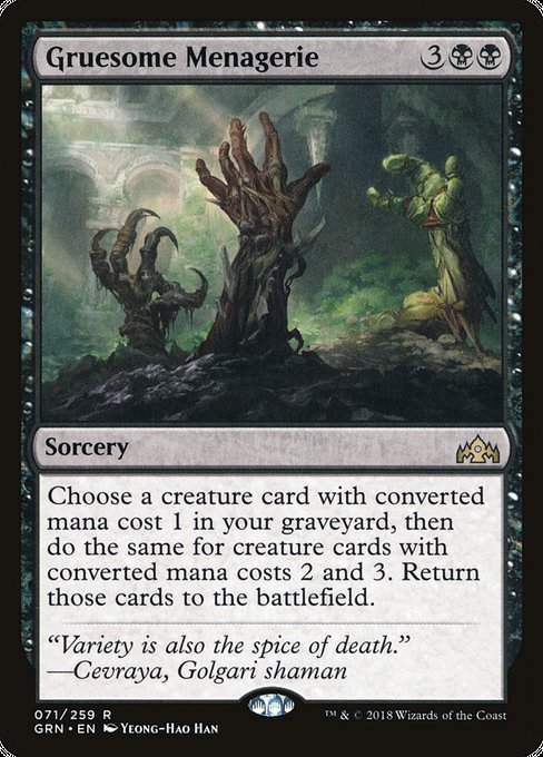 Gruesome Menagerie [Guilds of Ravnica] - Evolution TCG