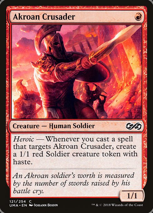 Akroan Crusader [Ultimate Masters] - Evolution TCG