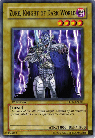 Zure, Knight of Dark World [EEN-EN001] Common - Evolution TCG
