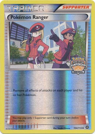 Pokemon Ranger (104/114) (Championship Promo) [XY: Steam Siege] - Evolution TCG