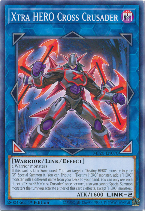 Xtra Hero Cross Crusader [MP20-EN070] Common - Evolution TCG