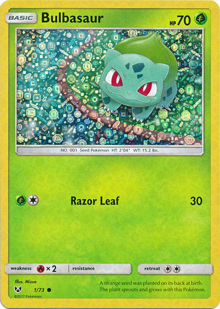 Bulbasaur, Shining Legends, TCG Card Database