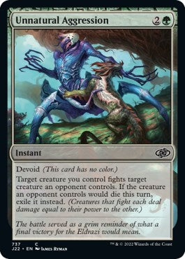 Unnatural Aggression [Jumpstart 2022] - Evolution TCG