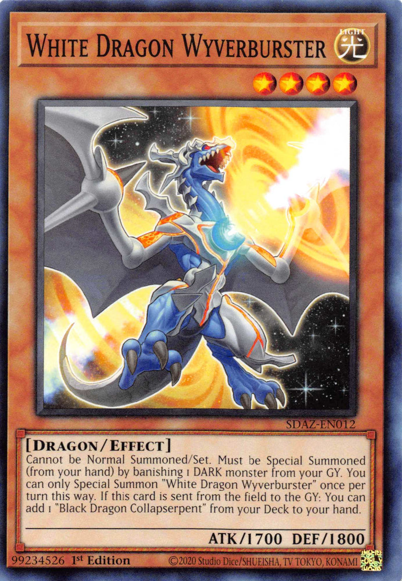 White Dragon Wyverburster [SDAZ-EN012] Common - Evolution TCG