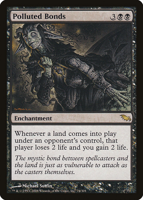 Polluted Bonds [Shadowmoor] - Evolution TCG