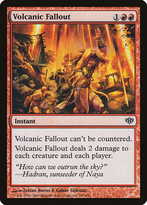 Volcanic Fallout [Conflux] - Evolution TCG