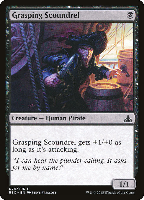 Grasping Scoundrel [Rivals of Ixalan] - Evolution TCG