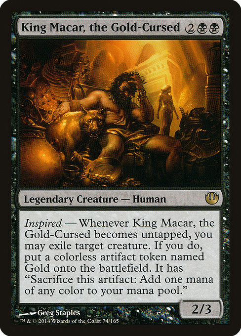 King Macar, the Gold-Cursed [Journey into Nyx] - Evolution TCG