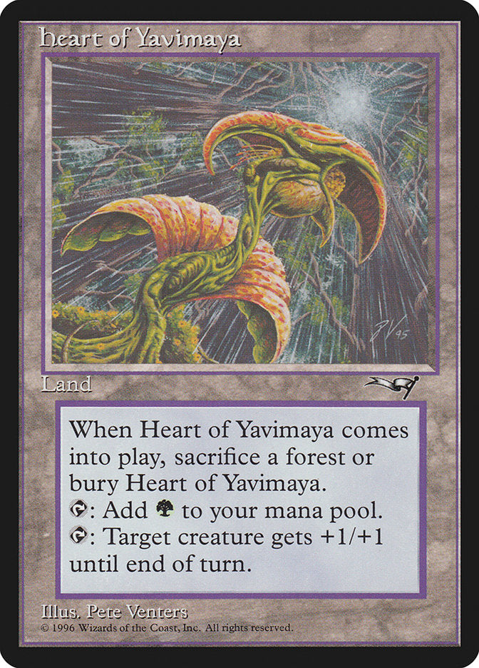 Heart of Yavimaya [Alliances] - Evolution TCG