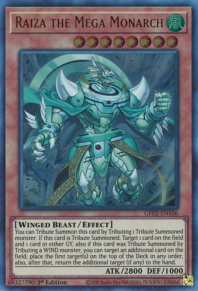 Raiza the Mega Monarch [GFP2-EN106] Ultra Rare - Evolution TCG
