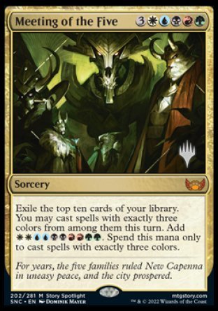 Meeting of the Five (Promo Pack) [Streets of New Capenna Promos] - Evolution TCG