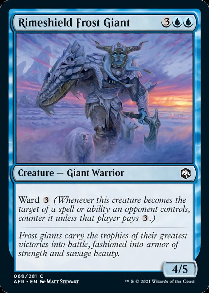 Rimeshield Frost Giant [Dungeons & Dragons: Adventures in the Forgotten Realms] - Evolution TCG