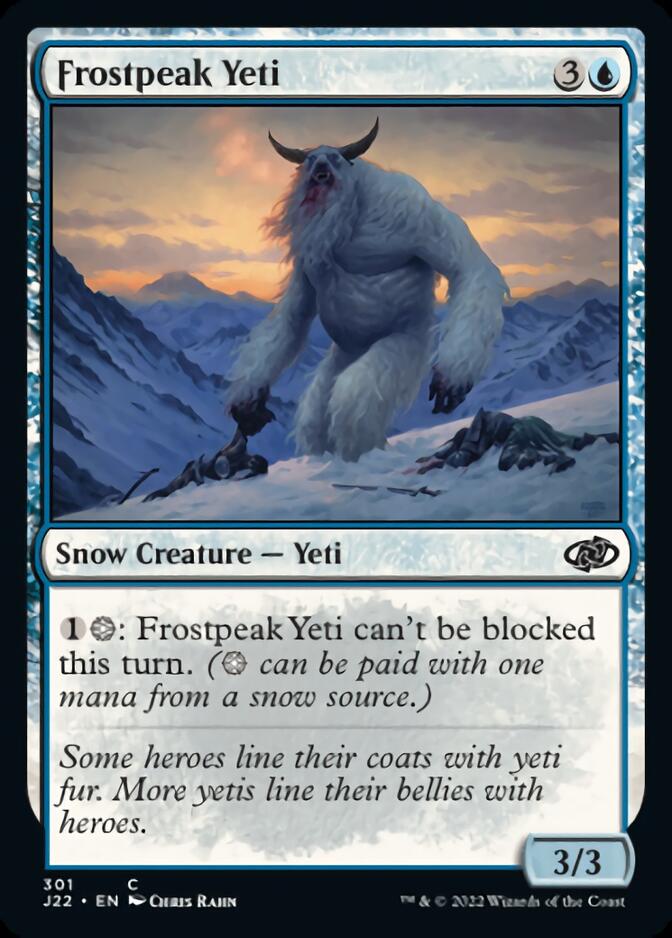 Frostpeak Yeti [Jumpstart 2022] - Evolution TCG