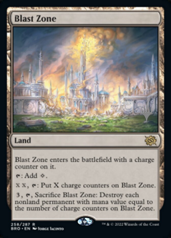 Blast Zone (Promo Pack) [The Brothers' War Promos] - Evolution TCG