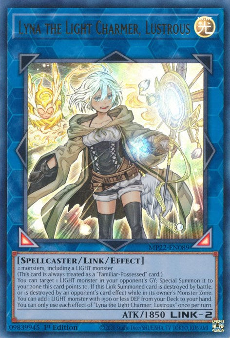 Lyna the Light Charmer, Lustrous [MP22-EN089] Ultra Rare - Evolution TCG