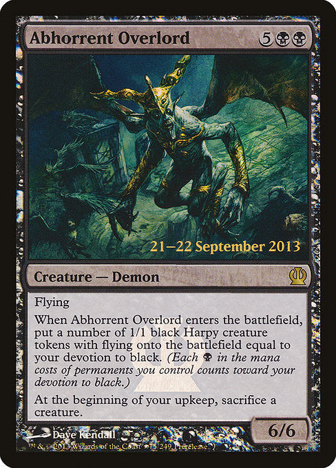 Abhorrent Overlord [Theros Promos] - Evolution TCG