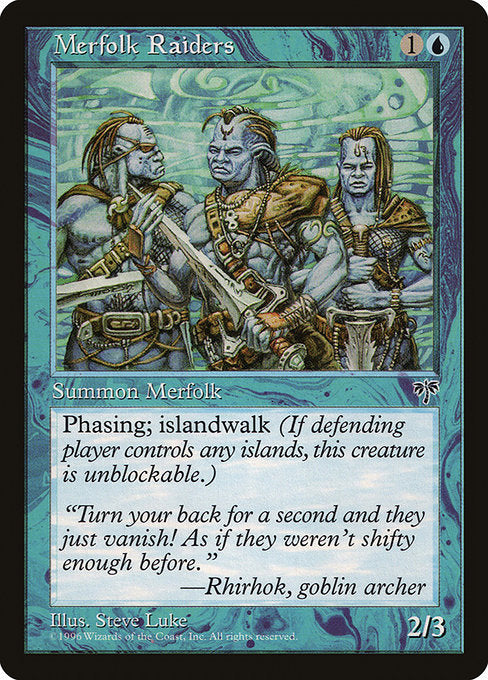 Merfolk Raiders [Mirage] - Evolution TCG