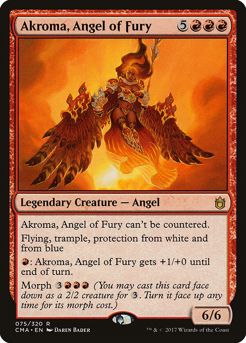 Akroma, Angel of Fury [Commander Anthology] - Evolution TCG