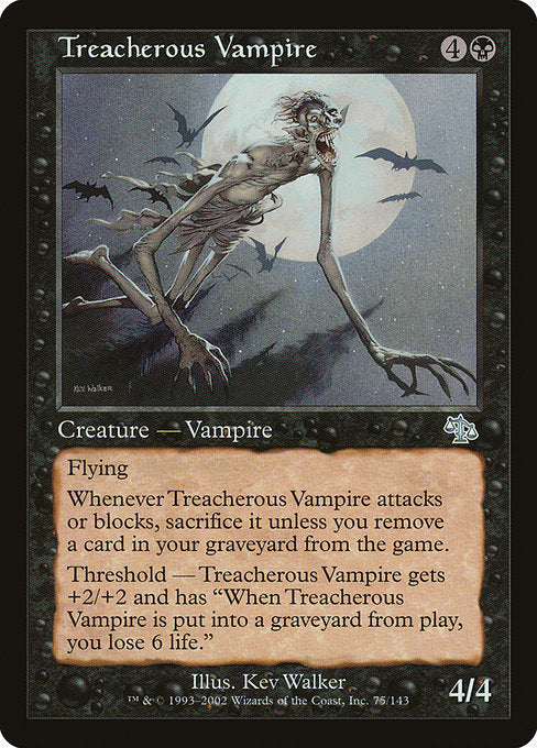 Treacherous Vampire [Judgment] - Evolution TCG