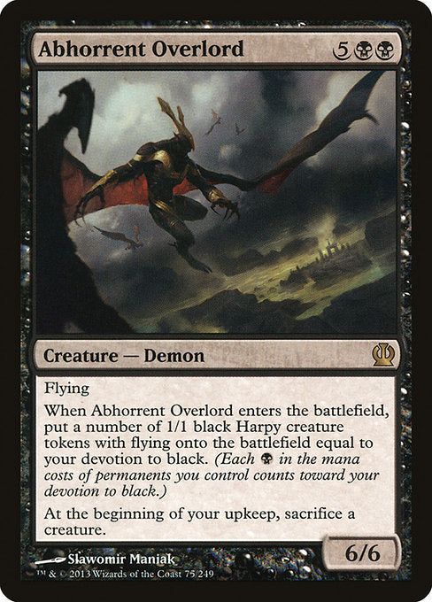 Abhorrent Overlord [Theros] - Evolution TCG