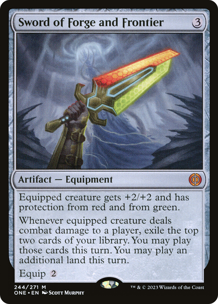 Sword of Forge and Frontier [Phyrexia: All Will Be One] - Evolution TCG