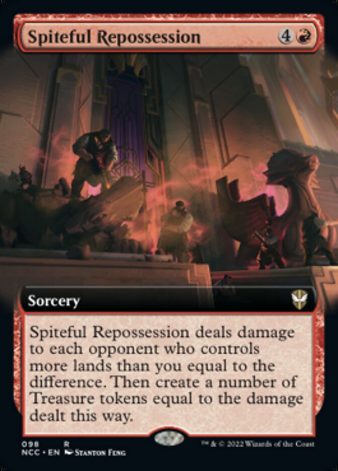 Spiteful Repossession (Extended Art) [Streets of New Capenna Commander] - Evolution TCG